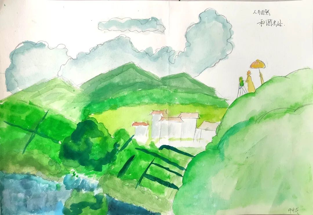 世界环境日儿童创意画-图1