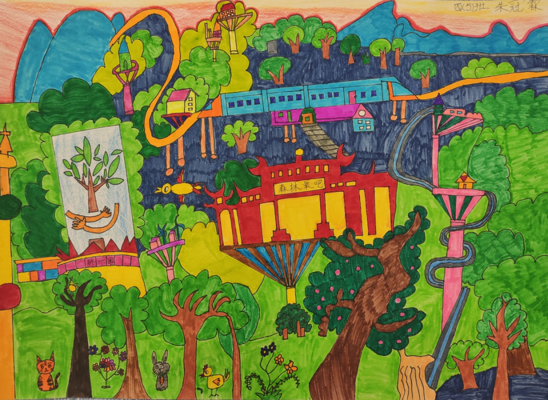 世界环境日儿童创意画-图5