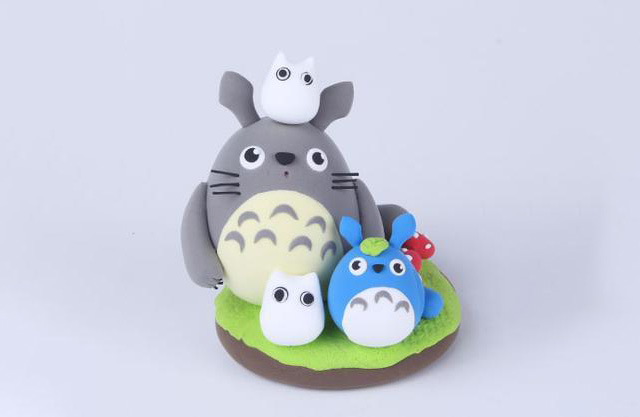 龙猫家族超轻黏土教程步骤图解