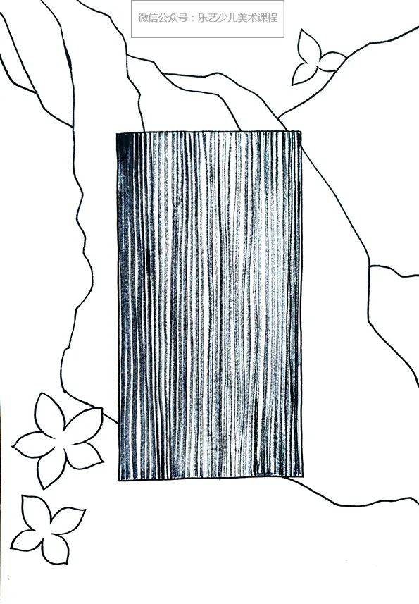 步骤2：然后，我们用勾线笔对铅笔草图进行勾线。