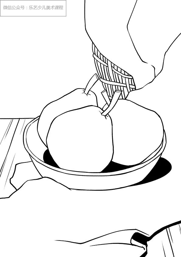 步骤2：然后，我们用勾线笔对铅笔草图进行勾线。