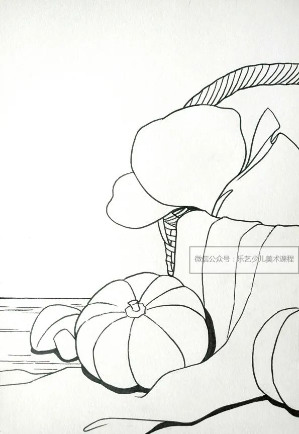 步骤2：然后，勾线。