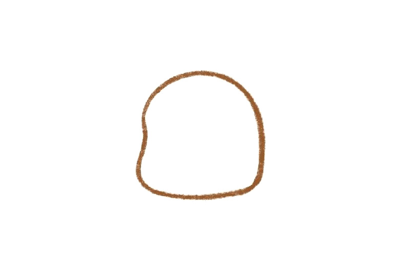 萌萌的小企鹅简笔画画法图解-图1