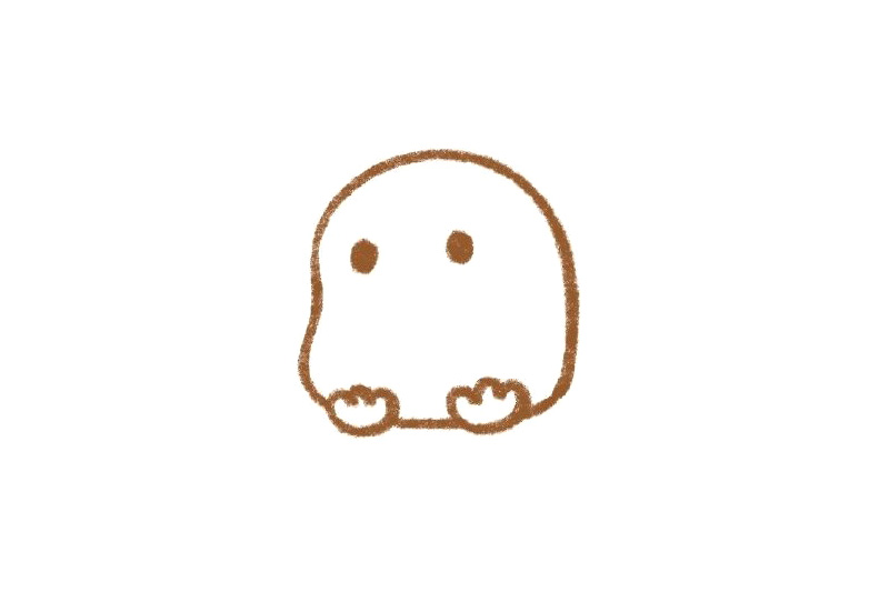 萌萌的小企鹅简笔画画法图解-图2