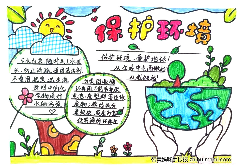 世界环境保护日手抄报一等奖（9张）-图2
