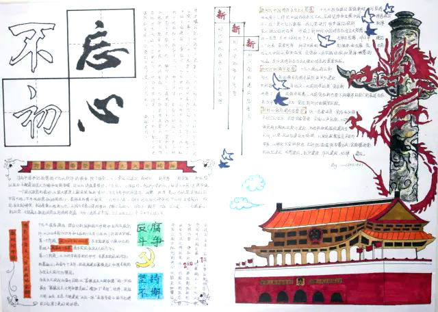 高举团旗跟党走手抄报一等奖（8张）-图7