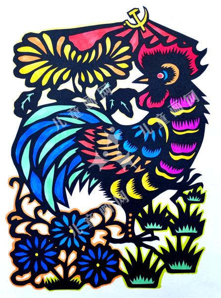 在党的阳光下儿童画