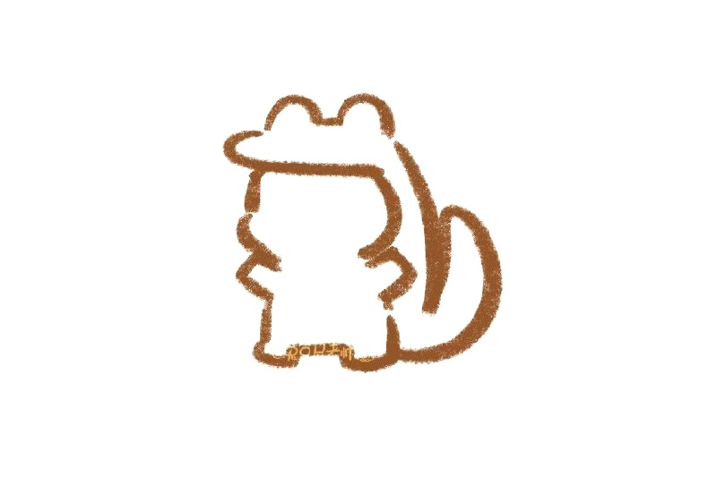 恐龙装扮的小兔兔怎么画-图1