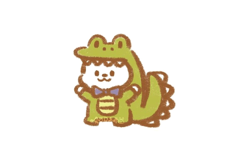 恐龙装扮的小兔兔怎么画-图3