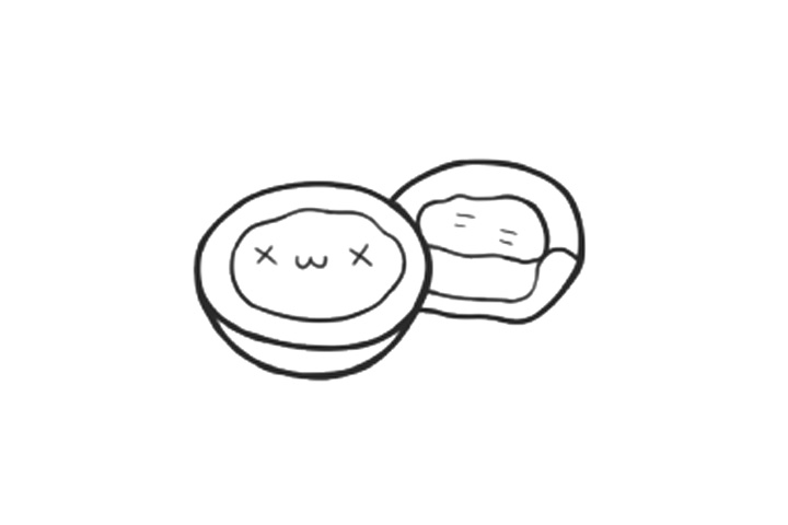 步骤4：画出表情。