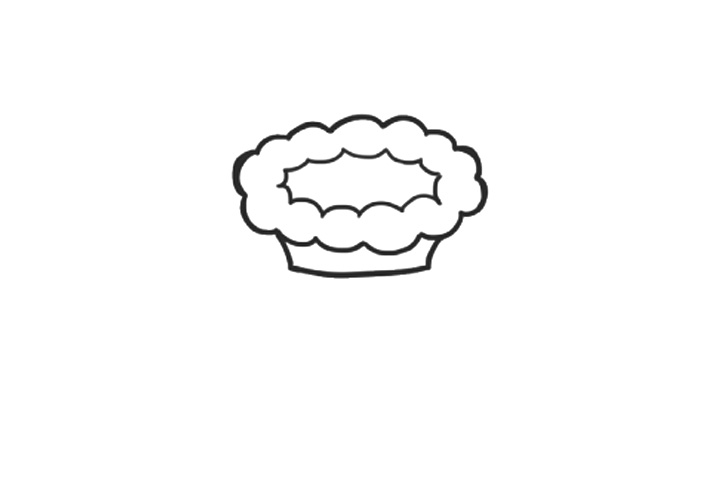 步骤3：画出内部形状。