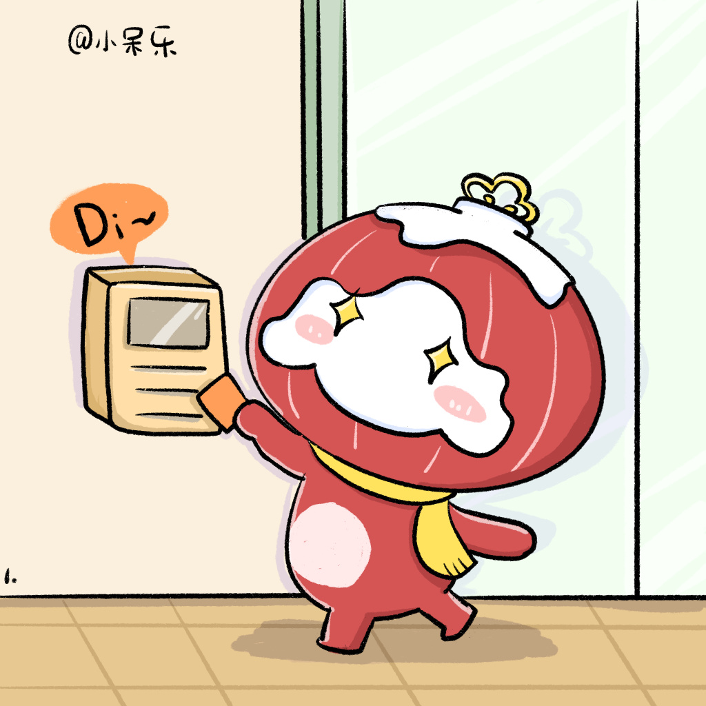 雪容融下班啦 一组可爱雪容融简笔画图片-图1