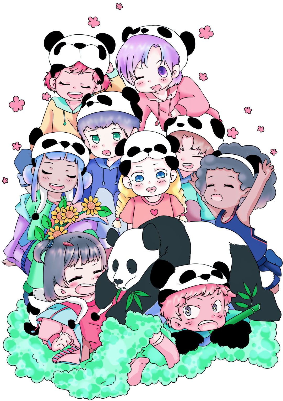 成都大运会绘画——《叠叠乐》