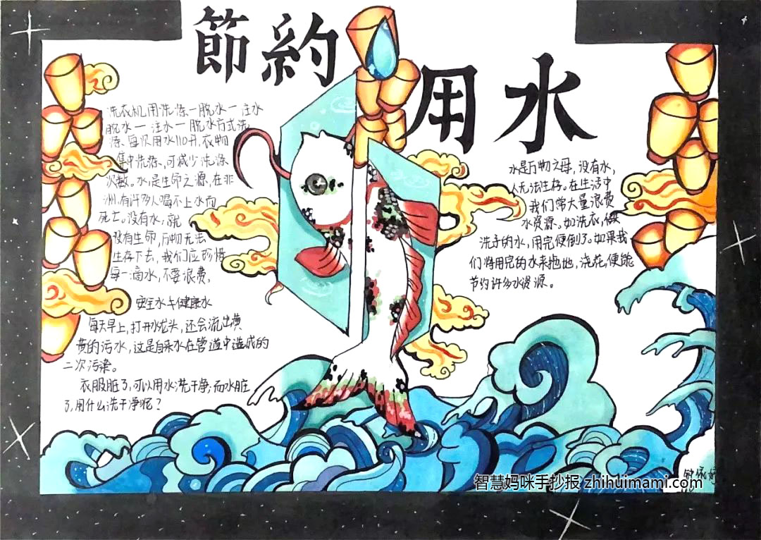 2022年3.22世界水日手抄报一等奖（5张）-图2