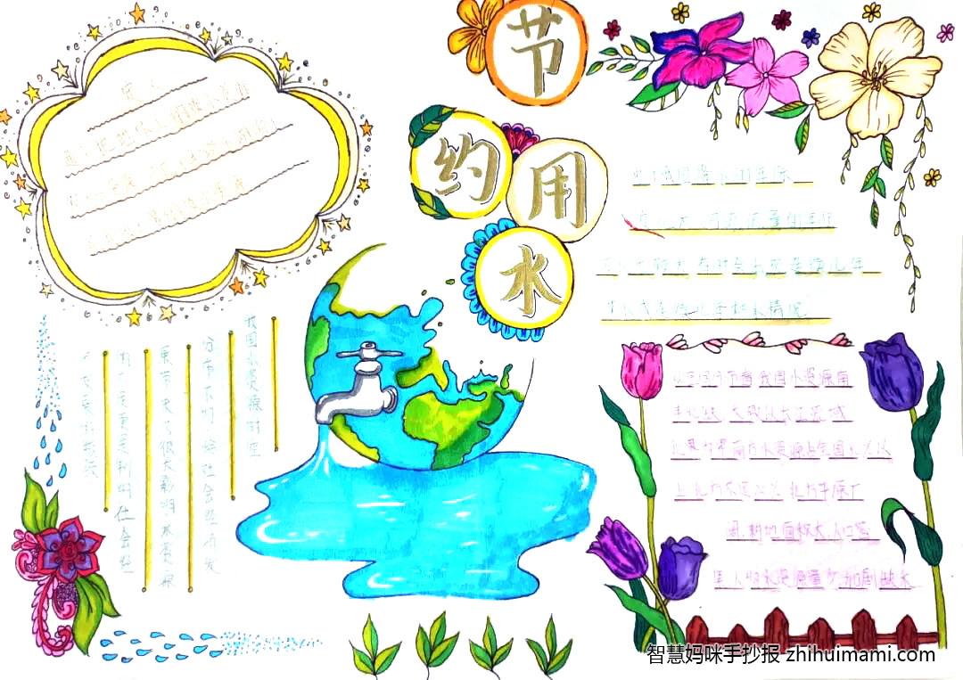 关于世界水日手抄报教程-图4