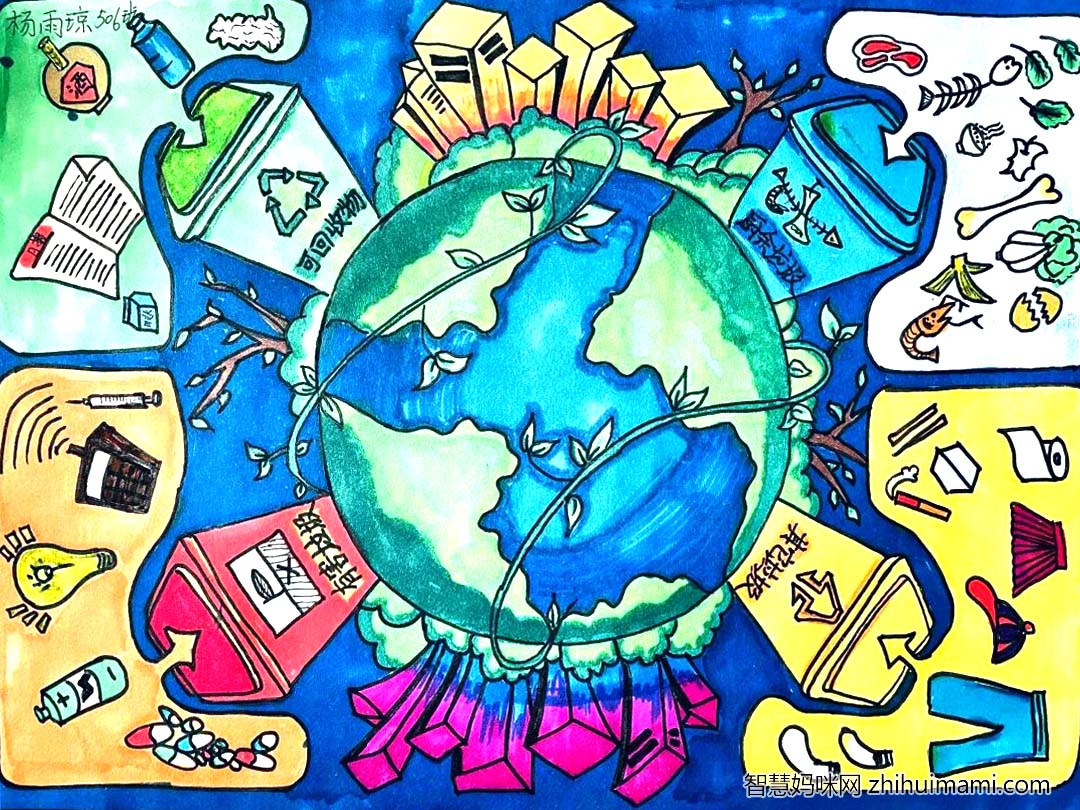 2022年世界水日绘画作品7张-图3