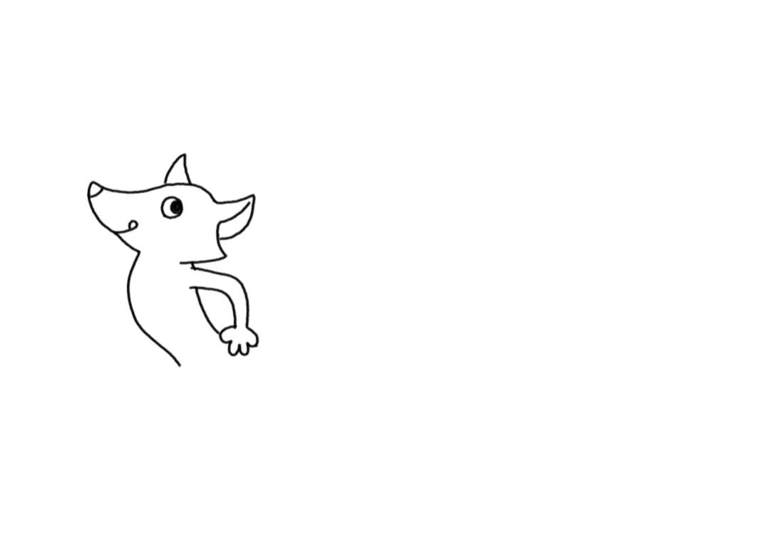 成语故事简笔画 狐假虎威-图1