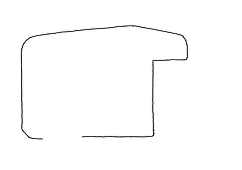 旅游房车简笔画 一起去旅行吧！-图1