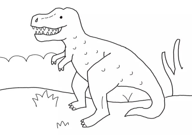 如何画霸王龙-图6