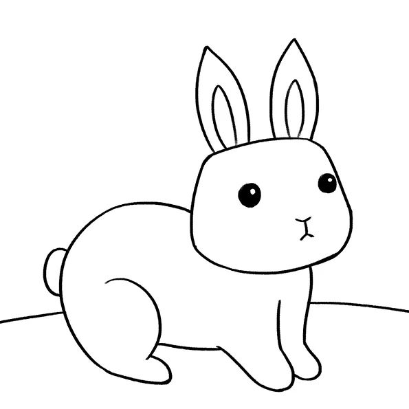 步骤2：接着我们用勾线笔给画面进行勾线。