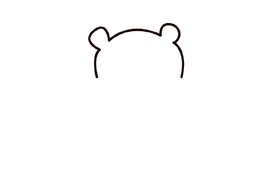 超简单小熊维尼简笔画教程-图3