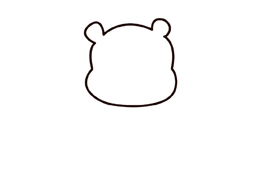 超简单小熊维尼简笔画教程-图4