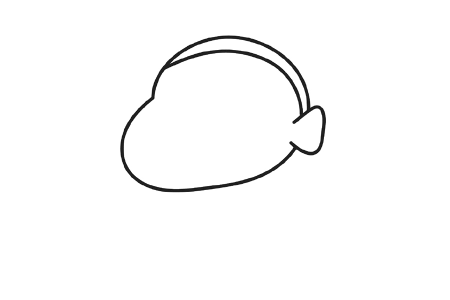 简笔画蜡笔小新的画法步骤-图3