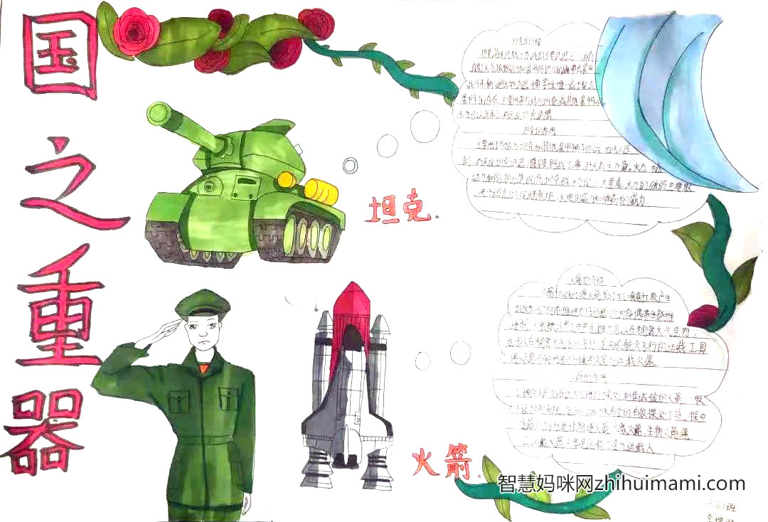 “国之重器，大国力量”主题国防教育手抄报-图2