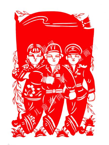 儿童手绘-中华民族