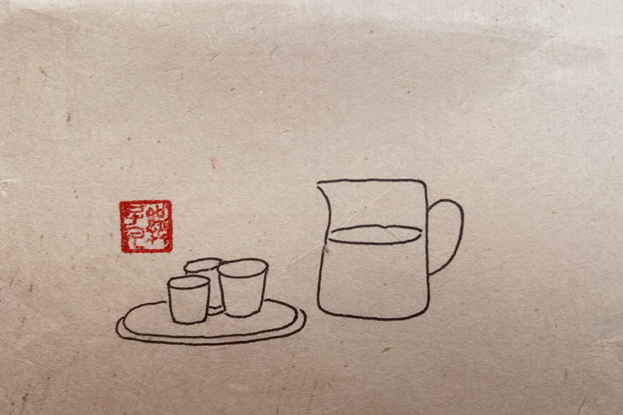 惬意生活简笔画图片-图7