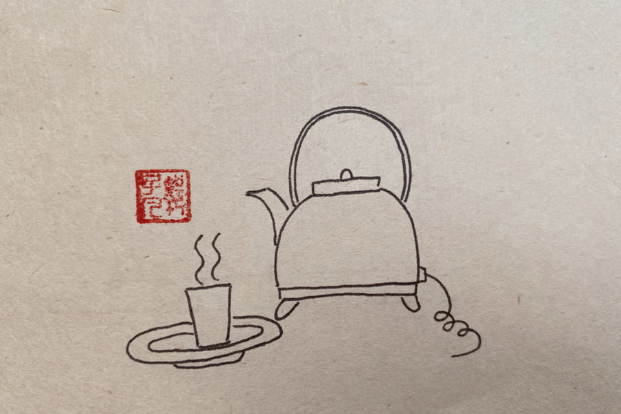 惬意生活简笔画图片-图8