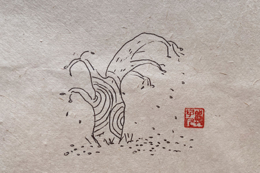 冬至主题简笔画-图1