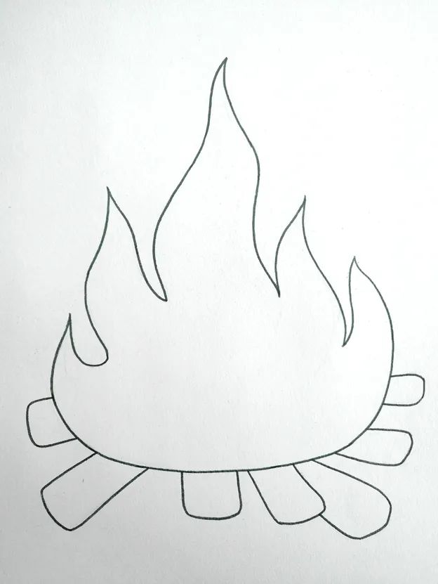 步骤2：第二步我们对画面进行勾线。