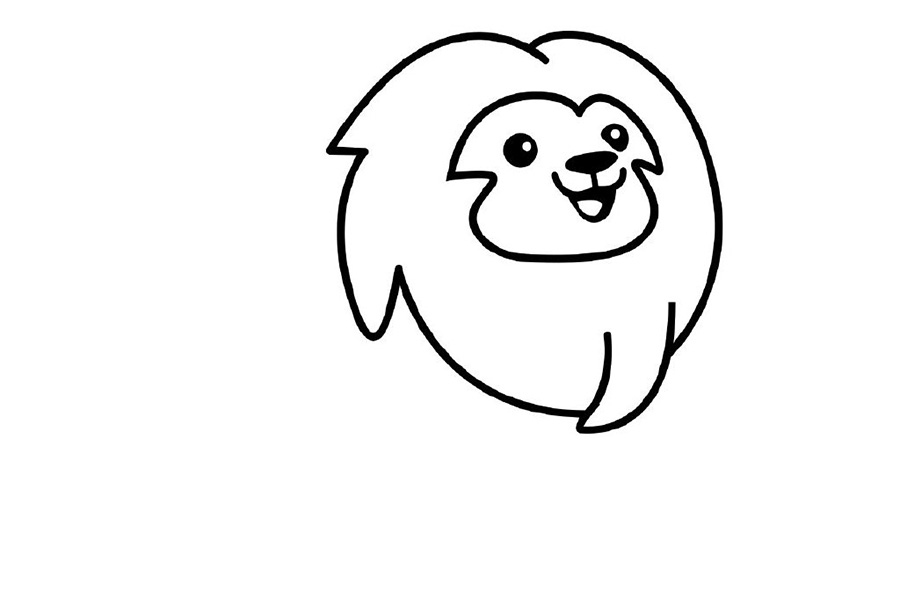 小狮子的简笔画教程-图3