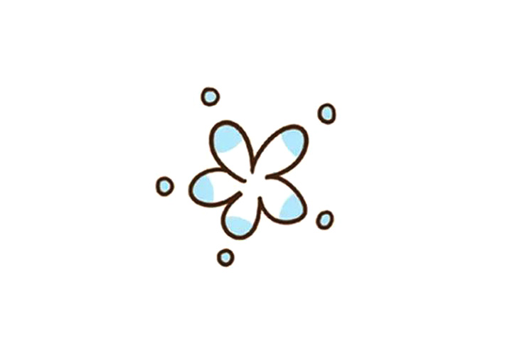 多种漂亮雪花简笔画图片-图7