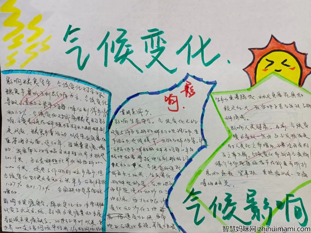 保护环境手抄报—绿水青山就是金山银山-图1