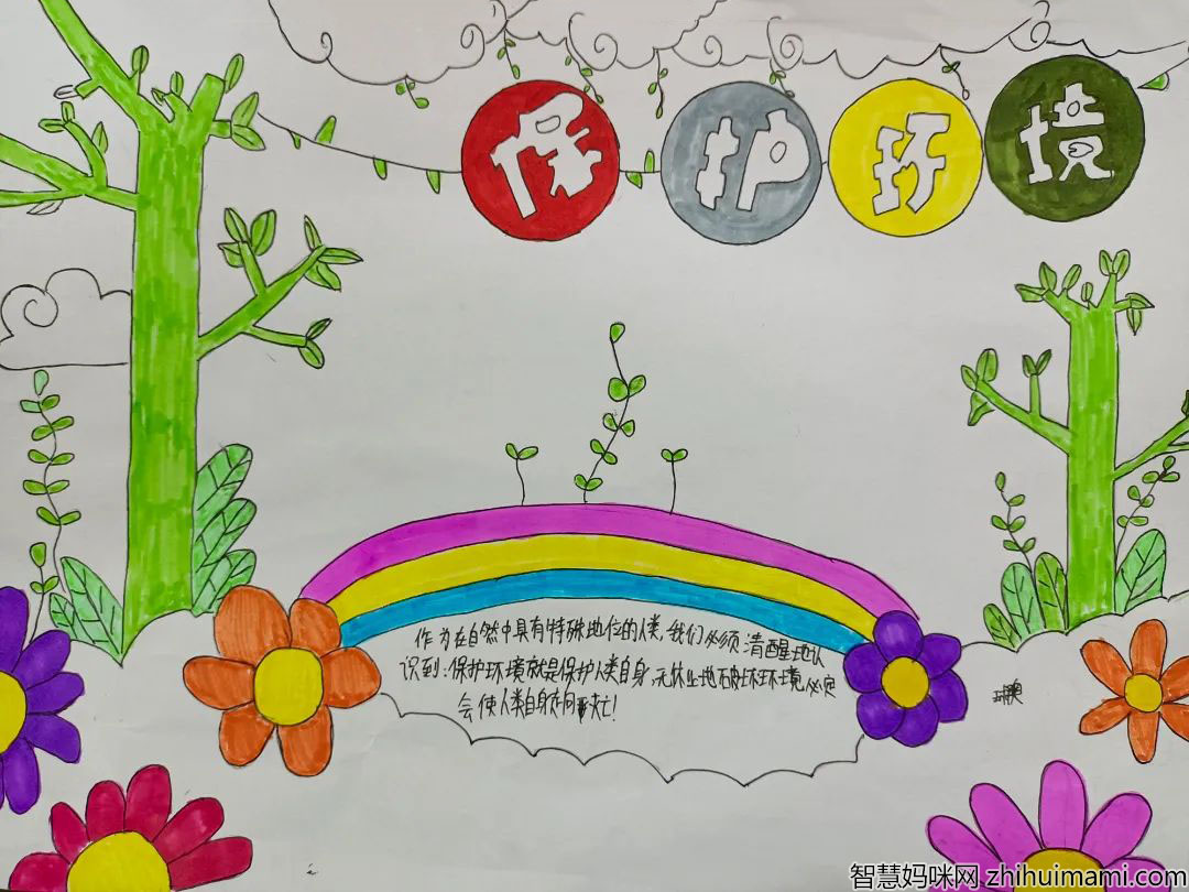关于保护生态环境的手抄报-图5