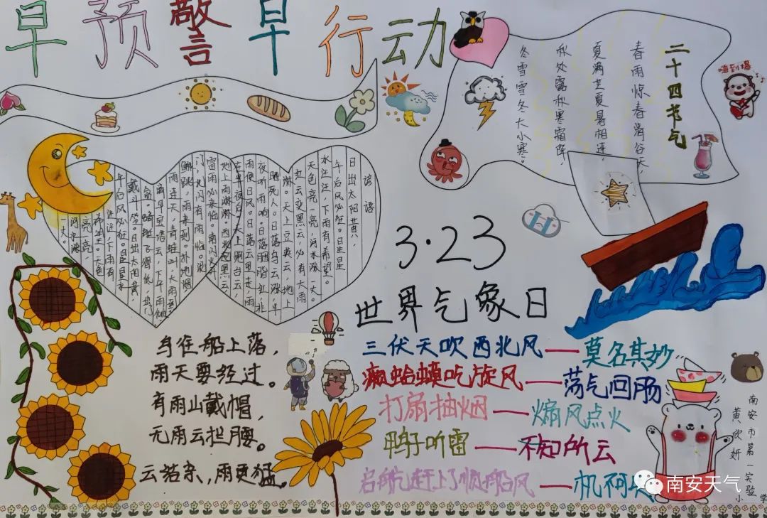 世界气象日手抄报简单-图6
