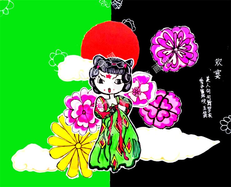 欢宴创意儿童作品