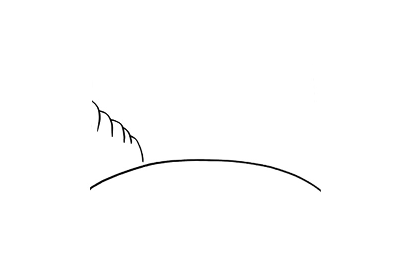 清明时节风景简笔画教程-图1