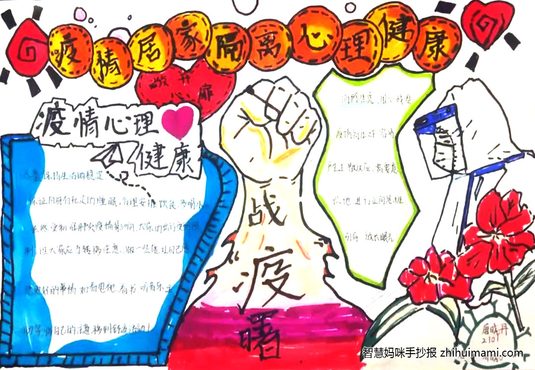 心理健康宣传手抄报绘画-图4