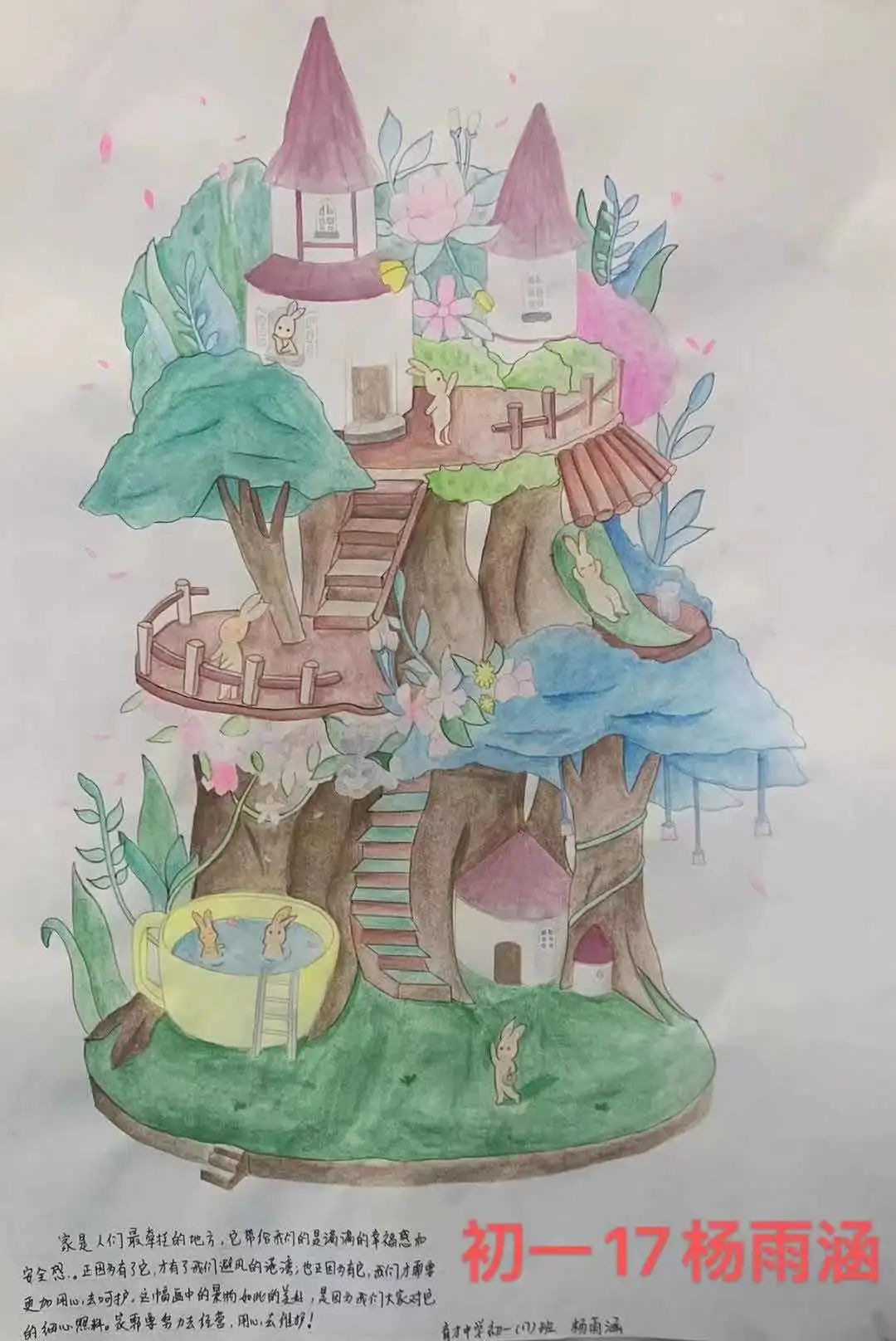 我理想的家主题绘画作品三张-图2