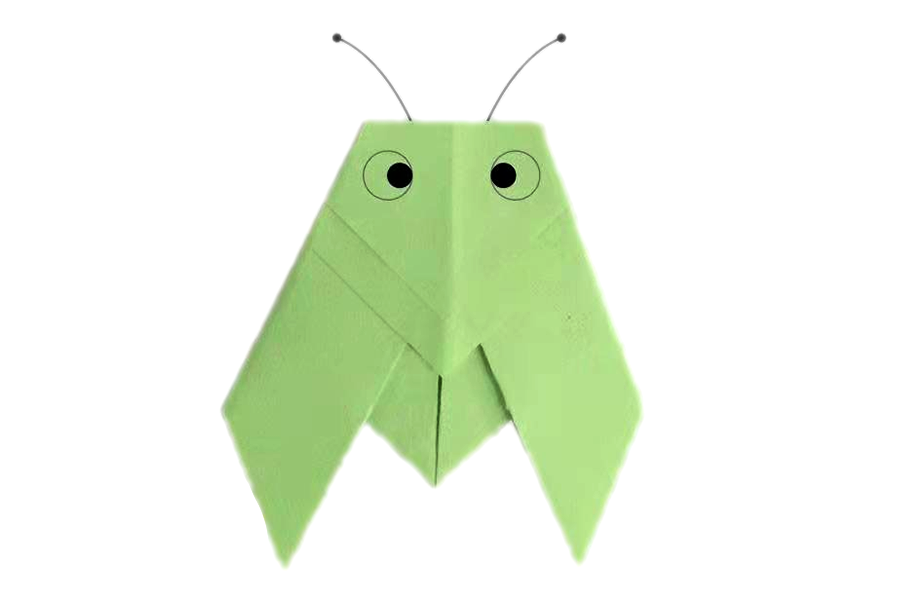 一步一步教你做出手工折纸知了，做法简单又好看