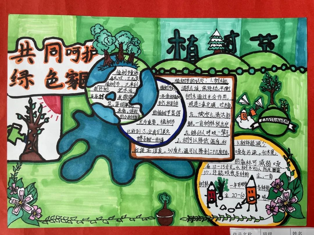 植树节手抄报内容—拥抱春天播种绿色-图4