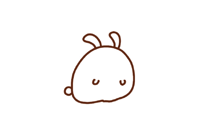 简单四步画可爱的小肥兔子-图2