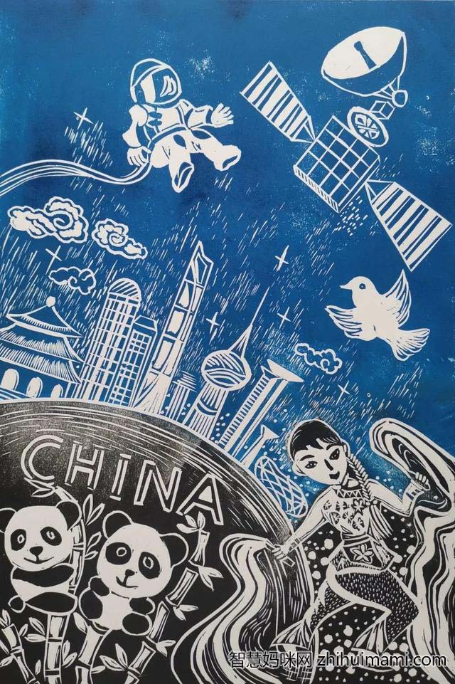 “喜迎二十大”主题绘画精选作品欣赏-图5