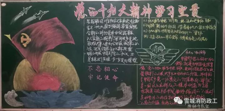 喜迎二十大黑板报简单又漂亮（10张）-图4