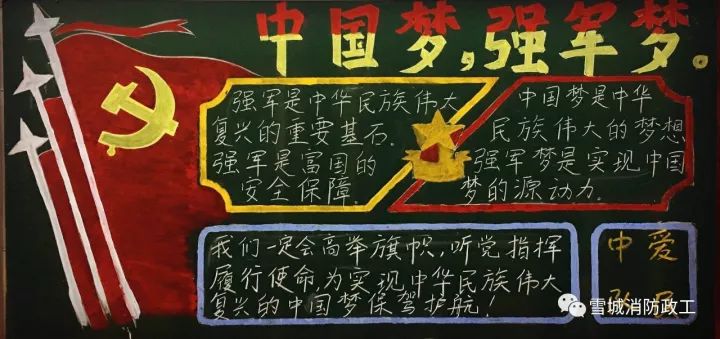 关于二十大的黑板报设计图（10张）-图2