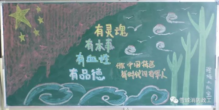 关于二十大的黑板报设计图（10张）-图8