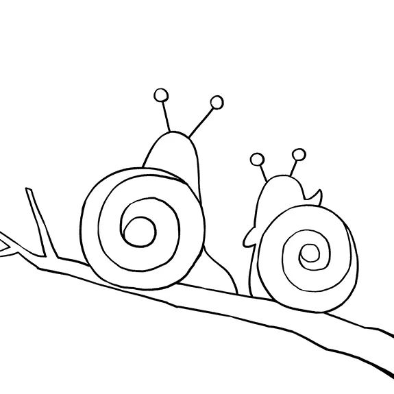 步骤2：然后、我们根据铅笔草图对画面进行勾线。